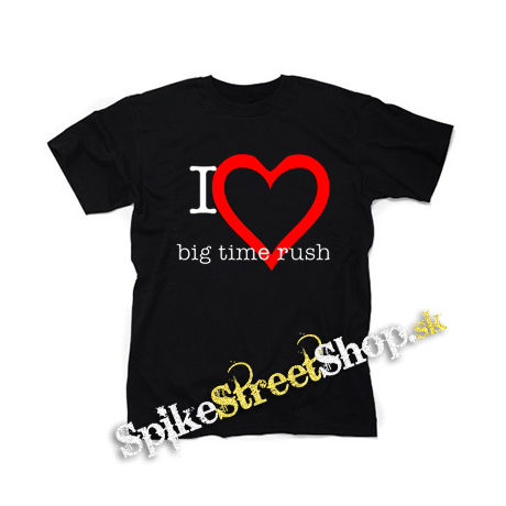 I LOVE BIG TIME RUSH - čierne detské tričko