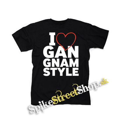 I LOVE GANGNAM STYLE - čierne detské tričko