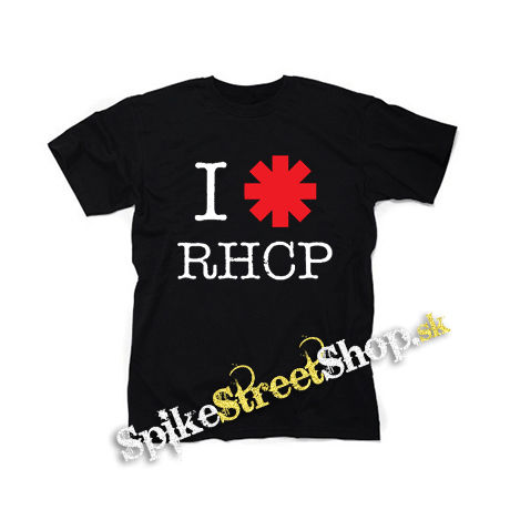 I LOVE RED HOT CHILI PEPPERS - čierne detské tričko