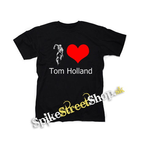 I LOVE TOM HOLLAND - čierne detské tričko
