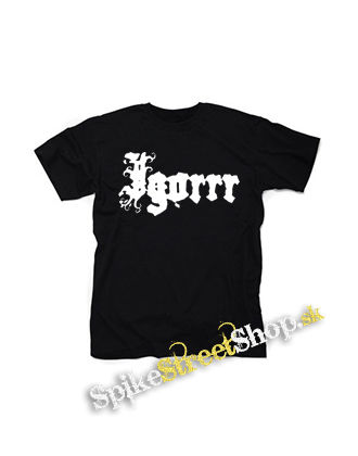 IGORRR - Logo - čierne detské tričko