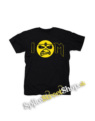 IRON MAIDEN - I Love Iron Maiden Yellow Eddie - čierne detské tričko