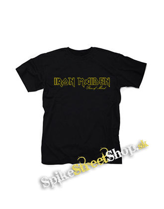 IRON MAIDEN - Piece Of Mind Logo - čierne detské tričko