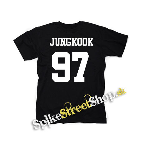 JUNGKOOK - 97 - čierne detské tričko