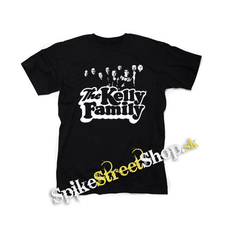 KELLY FAMILY - Logo & Band - čierne detské tričko