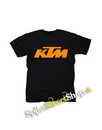 KTM - Orange Logo - čierne detské tričko