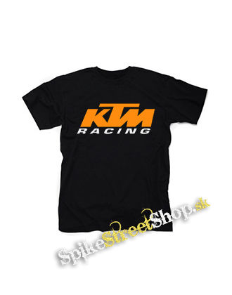 KTM RACING - Logo - čierne detské tričko