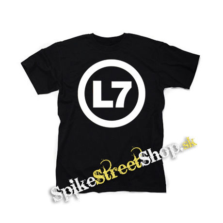 L7 - Logo Band - čierne detské tričko
