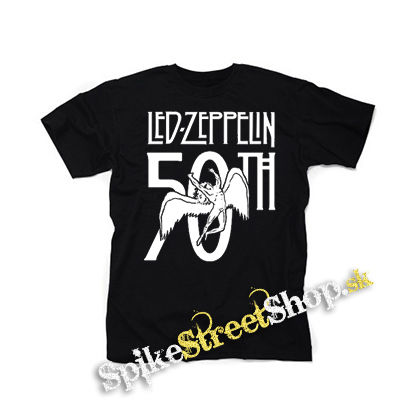 LED ZEPPELIN - Anniversary 50th - čierne detské tričko