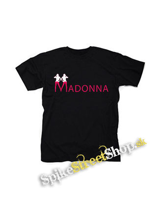 MADONNA - Logo Color - čierne detské tričko