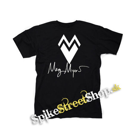 MEG MYERS - Heart And Signature - čierne detské tričko