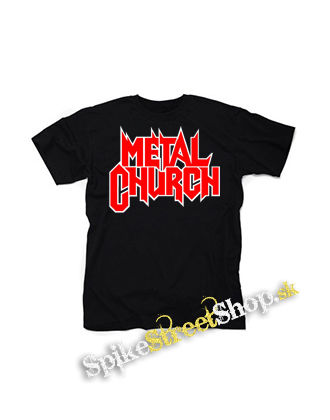 METAL CHURCH - Logo Red White - čierne detské tričko