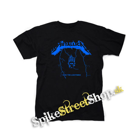 METALLICA - Ride The Lightning Blue Motive - čierne detské tričko