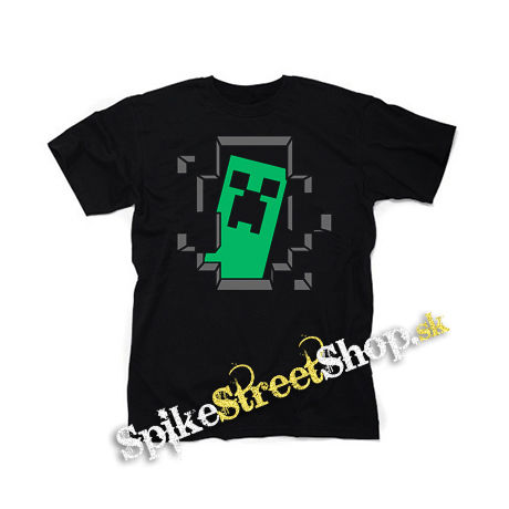 MINECRAFT - Hello I´m Creeper - čierne detské tričko