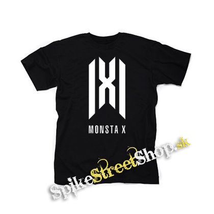MONSTA X - Logo - čierne detské tričko