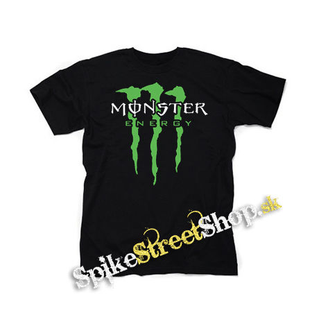 MONSTER ENERGY - Logo Crest - čierne detské tričko