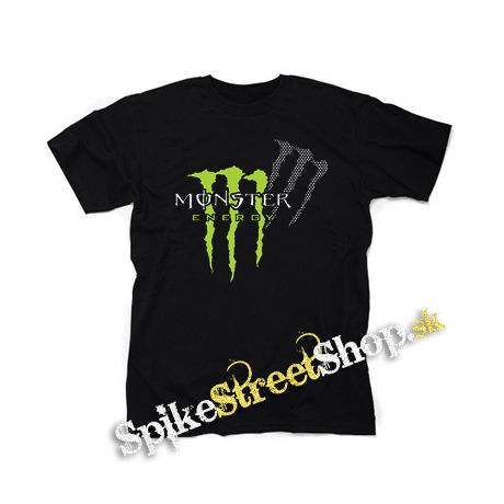 MONSTER ENERGY - Logo Honey Bee - čierne detské tričko