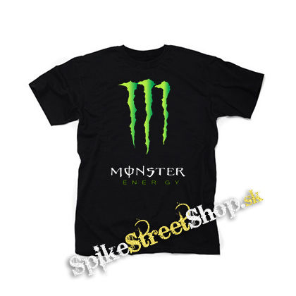 MONSTER ENERGY - Logo - čierne detské tričko