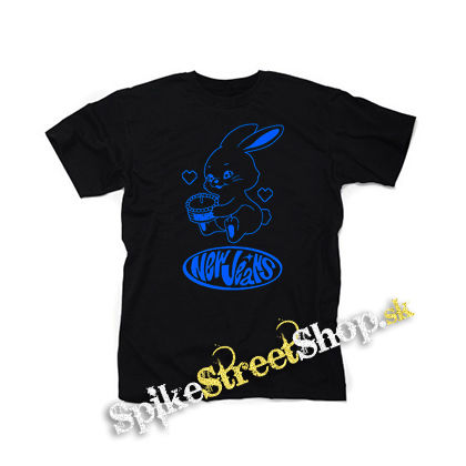 NEWJEANS - Logo & Bunny - čierne detské tričko