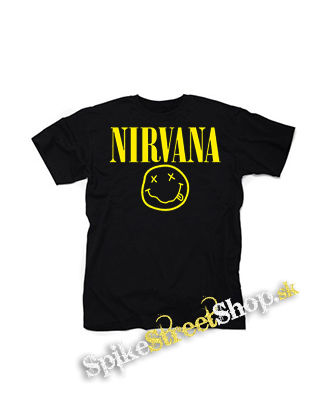 NIRVANA - Big Smile Motive 2 - čierne detské tričko