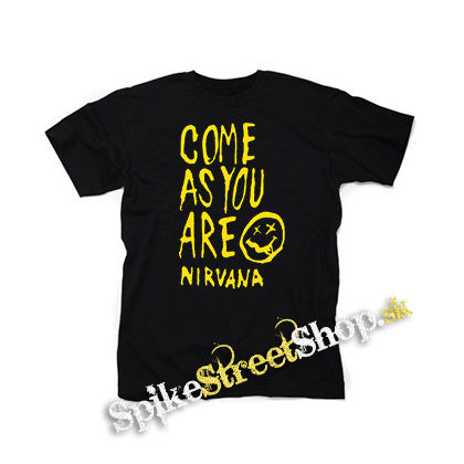 NIRVANA - Come As You Are - čierne detské tričko