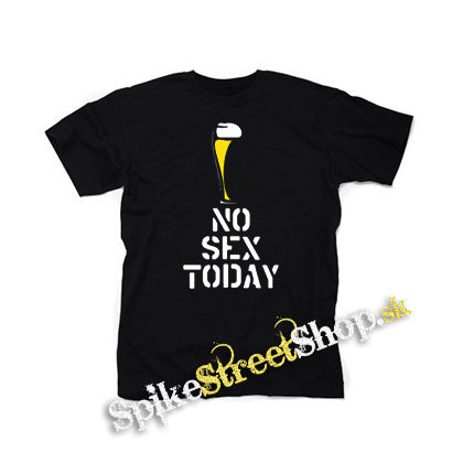 NO SEX TODAY - čierne detské tričko