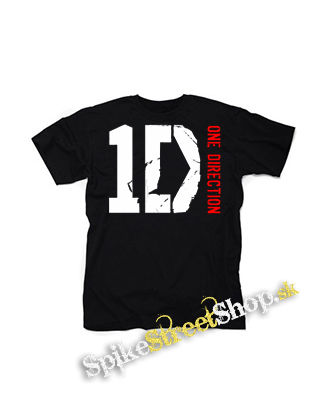 ONE DIRECTION - Red Logo - čierne detské tričko
