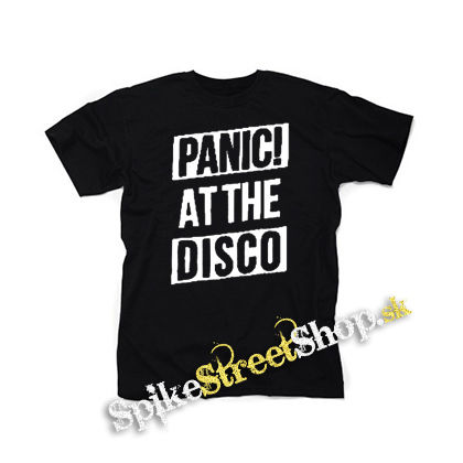 PANIC AT THE DISCO - Big Logo - čierne detské tričko
