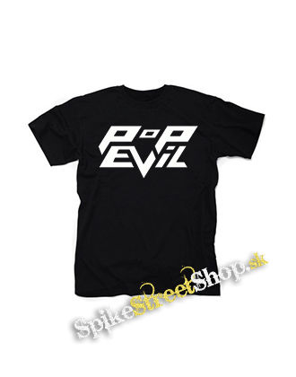 POP EVIL - Logo - čierne detské tričko