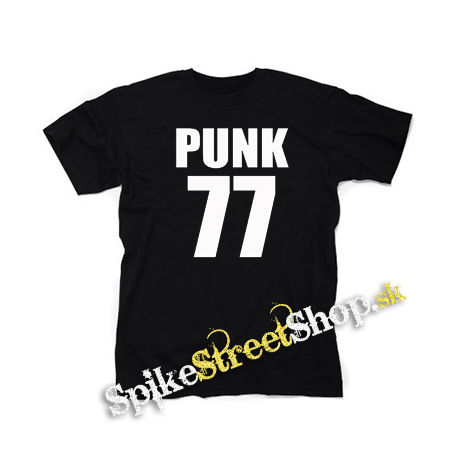 PUNK 77 - Slogan - čierne detské tričko