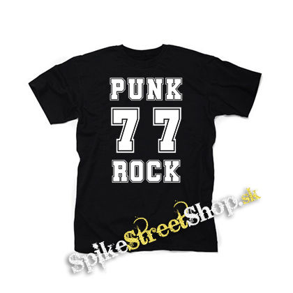 PUNKROCK 77 - čierne detské tričko