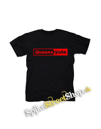 QUEENSRYCHE - Logo RED - čierne detské tričko