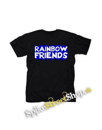 RAINBOW FRIENDS - čierne detské tričko