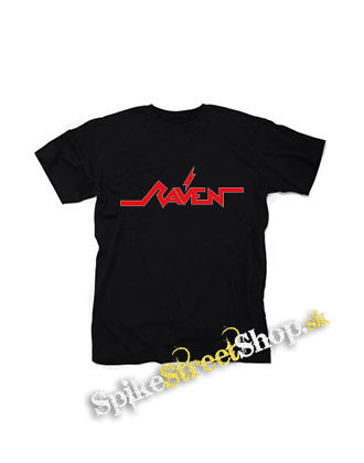 RAVEN - Logo Red - čierne detské tričko