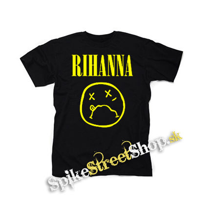 RIHANNA - čierne detské tričko