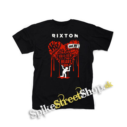 RIXTON - Me And My Broken Heart - čierne detské tričko