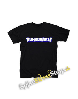 RUMBLEVERSE - Logo Blue - čierne detské tričko