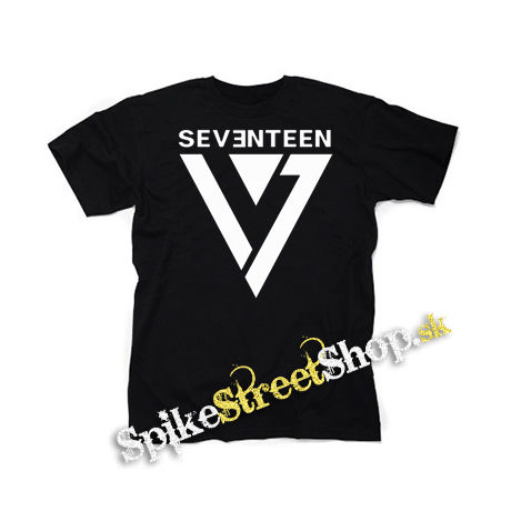 SEVENTEEN - Logo - čierne detské tričko