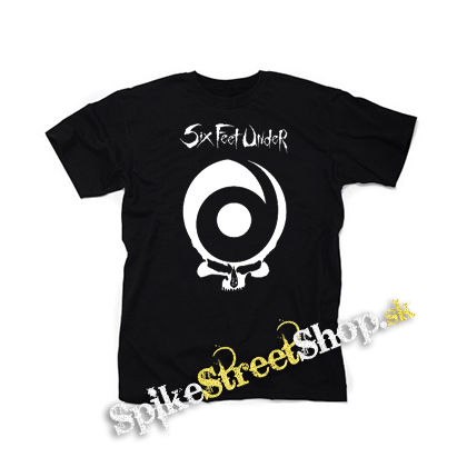 SIX FEET UINDER - Warpath Skull - čierne detské tričko