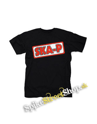 SKA-P - Red Logo - čierne detské tričko