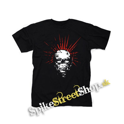 SKULL RAYS - čierne detské tričko