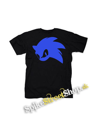 SONIC THE HEDGEHOG - Face - čierne detské tričko
