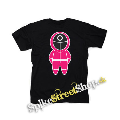 SQUID GAME - Character - čierne detské tričko