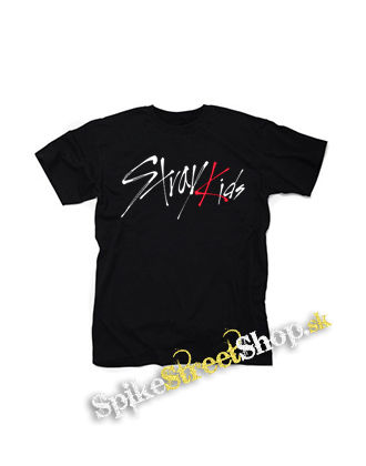 STRAY KIDS - Logo - čierne detské tričko