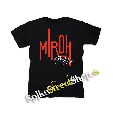 STRAY KIDS - Logo MIROH - čierne detské tričko