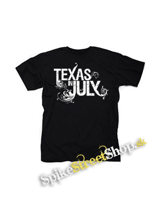TEXAS IN JULY - Logo - čierne detské tričko
