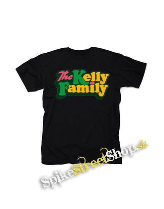 THE KELLY FAMILY - Logo Colour - čierne detské tričko
