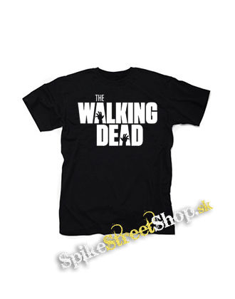 THE WALKING DEAD - Logo - čierne detské tričko