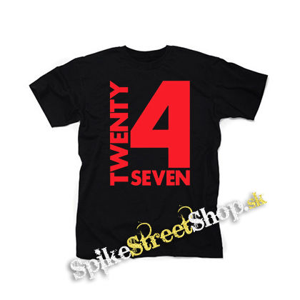 TWENTY FOR SEVEN - Logo - čierne detské tričko