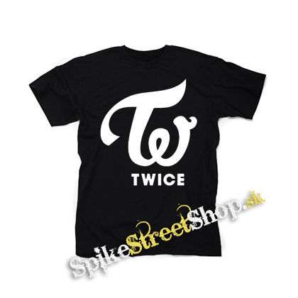 TWICE - Logo - čierne detské tričko